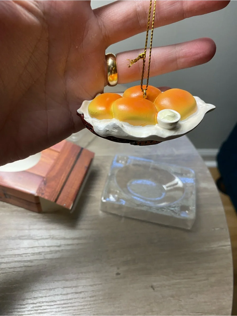 Texas Roadhouse Roll Christmas Ornament